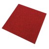 Carpet Tiles 40 x Charcoal Black & Scarlet Red 10 Metres Squared Commercial Hard Wearing Heavy Duty Domestic Dark Grey Premium Office Home Flooring 50cm x 50cm