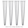 4 x Hairpin Legs / Hair Pin Legs Set SkiSki Legs Furniture Desk Bench Chair Table 28