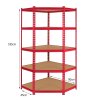 1 x Z-Rax Corner Garage Racking Unit & 2 x Single Racking Storage Units / 5 Steel & MDF Shelves / 3975kg capacity / 4925kg per shelf / Free Rubber Mallet