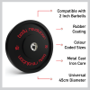 Olympic Bumper Plates Black 60kg set (2 x 5kg) + (2 x 10kg) + (2 x 15kg)