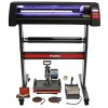 LED Vinyl Cutter Plotter, 5 in 1 Heat Press Machine, Signcut Pro Software Sublimation Printing Transfer Starter Customise Complete Bundle