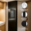 Tambour Shower Door ? Black