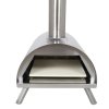 Outdoor Tabletop Pizza Oven Smoker Barbeque Countertop Garden Oven Cooker Portable Grill Stainless Steel | Pizza Peel, Pizza Stone, Pizza Cutter, FREE Rain Cover