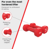 2 x 2KG Neoprene dumbbells
