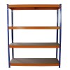 Monster Racking S-RAX Heavy Duty Metal Shelving Racking, 265kg/Shelf, 150 x 50 x 180cm, 4 Shelves