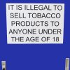 Cigarette Tobacco Display Cabinet, Cigarette Shelf Storage Gantry With Sliding Doors