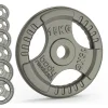 Olympic Tri Grip Rubber Weight Plates Black Pairs & Sets 15kg