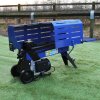 Log Splitter 5T Electric & 15HP Wood Chipper Petrol Timber Cutter Hydraulic 3L 2000W Motor Axe 2 Blades Duoblade Garden Shredding Mulcher 4-Stroke 420cc| 370mm Max Log Length