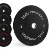 Olympic Bumper Plates Black 60kg set (2 x 5kg) + (2 x 10kg) + (2 x 15kg)