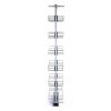 KuKoo Pull Out Kitchen Larders, 46cm D, 190-220cm H, Soft Close Slide Out, Storage Cabinet Wire Baskets