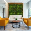 Artificial Plant Wall Panel 100 x 100cm Mira Living Foliage Greenery Tiles Indoor Outdoor Weather & UV Resistant Grass Fence Faux Hedge Privacy Backdrop Garden Home Decor Snap & Lock Fixings Included