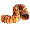 Dust Extractor Ventilation Fan 250mm Portable 12m Duct Hose Workshop Fume Air Blower Industrial PVC Ducting Ventilator