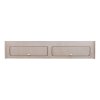 Campervan Overhead Cabinet 2 Door Top Locker Central Divider Camper Van Furniture Storage Lightweight Solid Birch Plywood Unpainted Soft Close Hinges Push Button Locks Pre Drilled Holes Fixing Kit