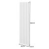 Oval Column Radiator – 1600mm x 360mm – White