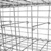 Gabion Baskets Cages Mesh Wire Galvanised Steel Outdoor Stone Basket Spiral Retaining Wall Planter Garden / 100 x 80 x 30cm / 4 Pack