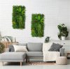 Artificial Plant Wall Panel 50 x 100cm Alina Living Foliage Greenery Tiles Indoor Outdoor Weather & UV Resistant Grass Fence Faux Hedge Privacy Backdrop Garden Home Decor Snap & Lock Fixings Included