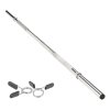 Body Revolution Barbell Bar - 1.2m Weight Lifting Bar for 1 Inch Standard Weights Plates - Barbell for Bench Press, Curls, Deadlift and Powerlifting  (1.2m Spinlock Collar)