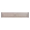 Campervan Overhead Cabinet 2 Door Top Locker Central Divider Camper Van Furniture Storage Lightweight Solid Birch Plywood Unpainted Soft Close Hinges Push Button Locks Pre Drilled Holes Fixing Kit