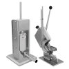 Sausage Stuffer And Clipper Set Vertical Machine - 5L Meat Stuffing Maker Kit With 5 Size Professional Filling Nozzles Steel Clipping Sealing Butchers Commercial FREE 2000 U-Shape Clips