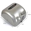 2 x Automatic Hand Dryers / MAXBLAST Electric Commercial Powerful Heavy Duty Fast Toilet Bathroom Wall Mounted Warm Air Dryer Drying Machine
