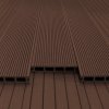 Jardí Composite Decking Boards / 5 Square Metres Conker Brown / Wood Effect WPC Pack Garden Outdoor Patios Terrace Hot Tub Tiles (incl. Fixing Screws &, Clips)