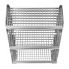 Metal Staircase 5 Section Adjustable Height 60cm / 600mm Wide Galvanised Steel Silver 5 Steps Weatherproof Grate Step Outdoor Garden Patio Modular Stairs 5mm Rod Thickness FREE Fixing Kit