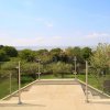 MonsterShop Stainless Steel Balustrade 1100mm High End Post, Decking Landing Staircase, Brushed Metal