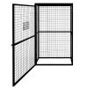 Gas Bottle Cage 184 x 116 x 57cm Collapsible Mesh Secure Cylinder Storage Galvanised Steel 3mm Wire Thickness 6 x 19kg / 2 x 47kg Propane Bottles Removable Shelf FREE Warning Sign, Padlock & 2 Keys