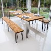 4 x Hairpin Legs / Hair Pin Legs Set SkiSki Legs Furniture Desk Bench Chair Table 16