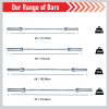 Body Revolution Olympic Barbell Bar 6ft