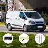 LED Amber Light Bar With Control Panel Flashing Beacon Strobe Emergency Warning Recovery Hazard Lights 120cm 1200mm Vehicle Car Van Truck 16 Light Modes 88 Bright LED?s IP67 Waterproof
