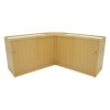 Demeter LED Shop Counter Set K1200, B1200 & LM60 - Maple