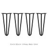 4 x Hairpin Legs / Hair Pin Legs Set SkiSki Legs Furniture Desk Bench Chair Table 12