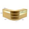 Harmonia LED Shop Counter Set B1200, C1200 & LM60 - Maple