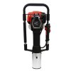 T-Mech Petrol Post Driver 120mm Posts Fence Knocker Hammer Thumper 4-Stroke Portable Picket Fencing Rammer 37.7cc / Carry Case & Tool Kit
