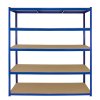 Monster Racking 5 x Garage Racking Shelving Unit / 5 Tier 1600mm Wide x 600mm Deep / Steel & MDF Shelves