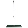Lawn Leveller & Aerator Manual Grass Roller 3.8cm Spikes 100cm x 32cm Green Levelling Rake Lute Removable Dual Purpose Extendable Handle 1.15 - 1.9m Easy Grip Heavy Duty Steel Aluminium Garden Tool