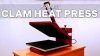 Heat Press Digital Transfer Machine Sublimation Printer 50 x 50cm Flat Clam Touchscreen Display Adjustable Pressure Ink Vinyl 250C DIY Professional T-shirt Charity Business 10 FREE Sublimation Sheets