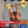 Olympic Tri-Grip Rubber Weight Plates Colour 15kg Set
