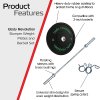 7ft Olympic Weightlifting Bar Bumper Weight Plate Sets 30kg Weight