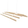 Clothes Airer Ceiling Pulley 6 Lath 2.4m Ivory Maid Traditional Mounted Clothing Dryer Victorian Clothes Horse Laundry Drying Rack Extendable Cast Iron Varnished Pine Kitchen Utility FREE Fixing Kit
