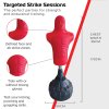 Body Revolution Freestanding Boxing Dummy Life-Size with High-Density Foam Core & Sand/Wood-Filled Base for MMA, Boxing, Kickboxing Training