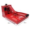 Vinyl Cutter LED Light Cutting Guide, Clam Heat Press 38cm & Signcut Pro Software Sublimation Printing Transfer Customised Personalise T-Shirts Kit Bundle