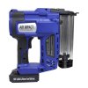 T-Mech 2 in 1 Nail & Staple Gun Cordless Powerful Electric Heavy Duty Stapler Nailer Tacker 18V, 600 x Nails & Staples, Additional Battery
