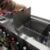 Double Cocktail Bar Station 360°C Swivel Mixer Tap Stainless Steel Insulated Ice Well Professional Glass Rinser Workstation Sink Double Speed Rail FREE Boston Cocktail Shaker + 8 x Gastro Pots