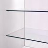 MonsterShop Pegasus Shop Counters Set & Glass Retail Showcase Cabinet Display, Brilliant White UV Protect, Melamine MDF