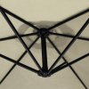 3m Cantilever Garden Parasol Banana Hanging Umbrella Winding Crank Shade Patio Outdoor Sun Shade Tilt UV Protection | Cream