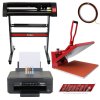 Vinyl Cutter Sublimation Printer 50cm Heat Press T Shirt Transfer Digital Industrial Business Home Custom Design Plotter Machine Stand Cutting Printing