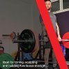 7ft Olympic Weightlifting Bar Bumper Weight Plate Sets 50kg Weight Set 10kg 15kg