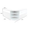 Harmonia LED Shop Counter Set B1500, C1500 & LM60 - White